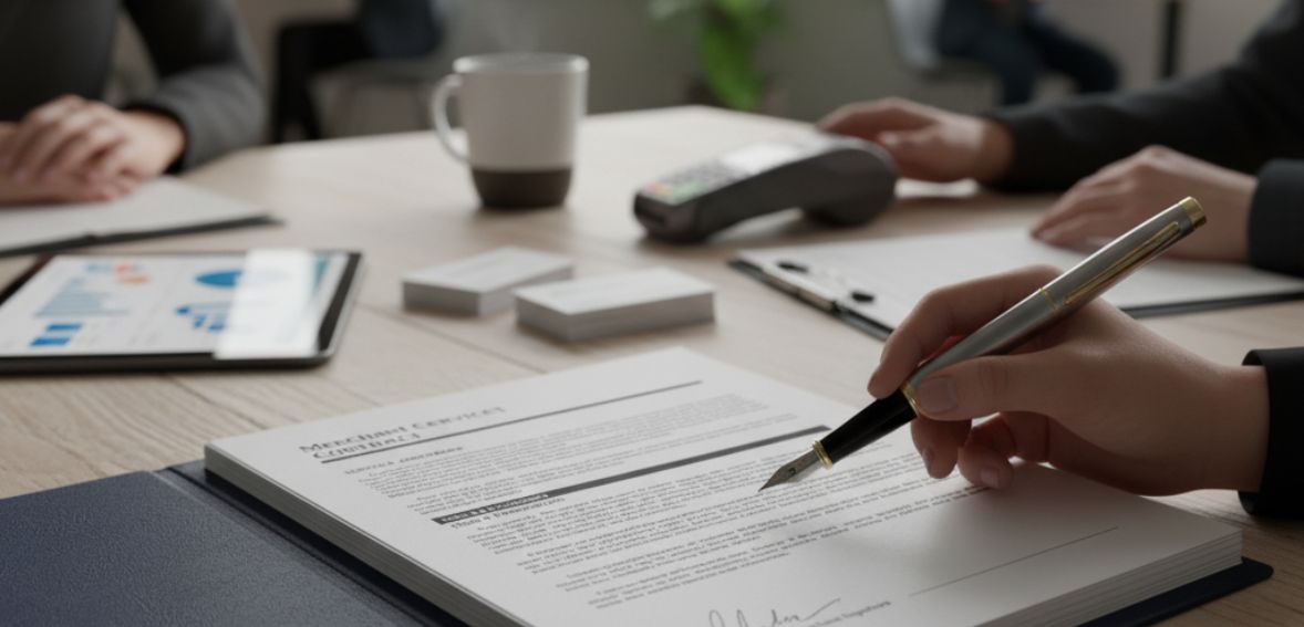 Merchants services agreement